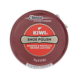 Kiwi Wax Shoe Polish, Giant Size 2.5 oz, Brown