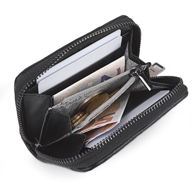 Lois - Wallet for women with inner wallet. Zip. Eco