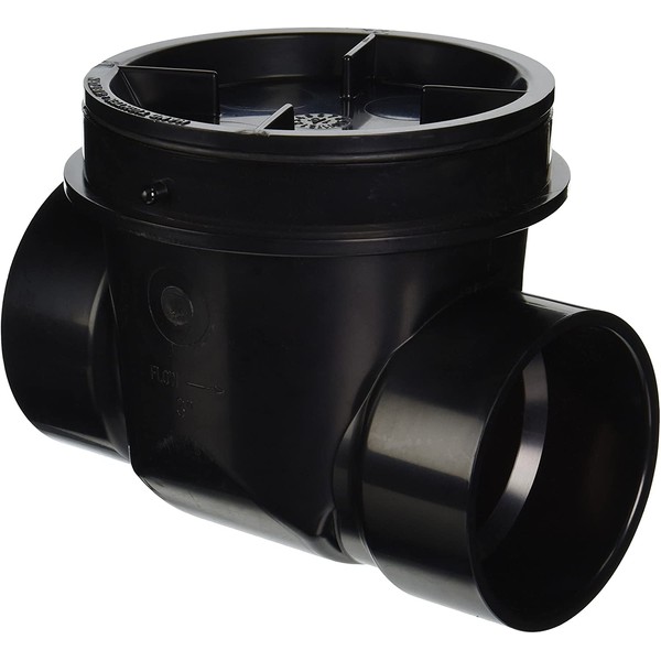 NDS 375 ABS Backwater Valve, 3-Inch, Black