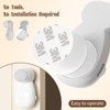 Baby Proof Door Pinch Guard with Auto Lock, Kids Anti-Slam