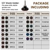 HOMEIDOL 55Pcs 2 inch Roll Lock Quick Change Discs Set,