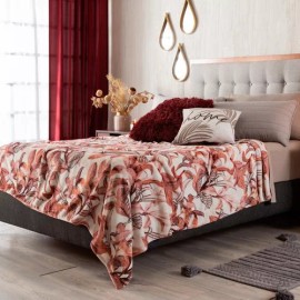 Vianney Cobija Vianney Cobertor Ligero MAT IND Ligero color aspen con diseño aspen de 2.2m x 1.8m