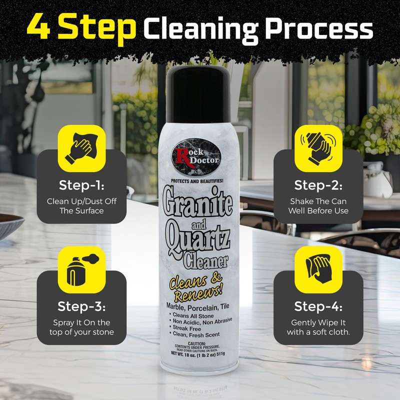 Rock Doctor Granite Cleaner, Cleans& Renews Surfaces, Granite/Marble Countertop Cleaner,
