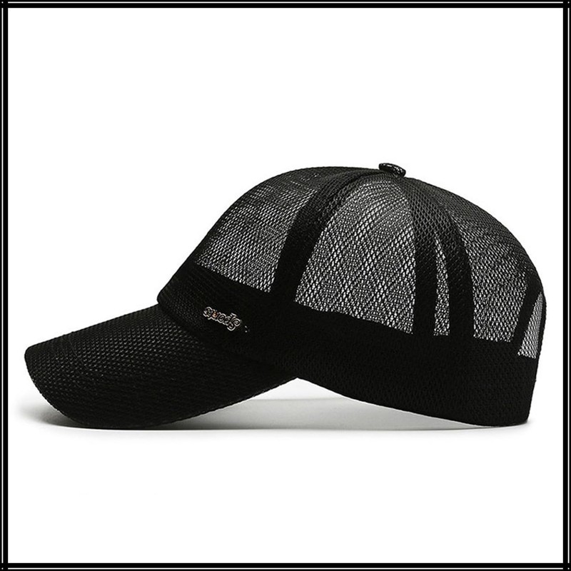 White Fang CA786 Plain Mesh Cap, Hat, Outdoor, Fishing, Golf,