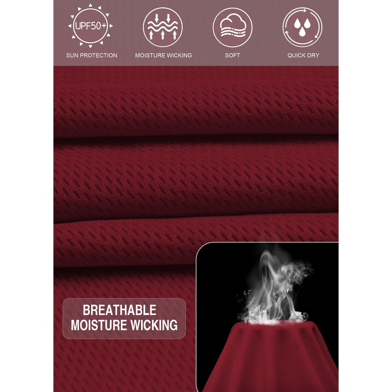 Fishing Shirts for Men UPF 50+ Rash Guard Quick Dry