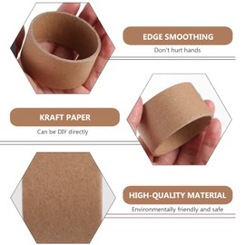 MILISTEN 20Pcs Cardboard Tube Crafts Round Cardboard Tubes, Brown Cardboard Tubes for Crafts, Craft Rolls Tubes for DIY Art Craft, Type- DIY Cardboard Tubes 2 Kraft Paper Tube