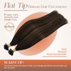Sunny Hair Flat Tip Hair Extensions Human Hair Keratin Hair