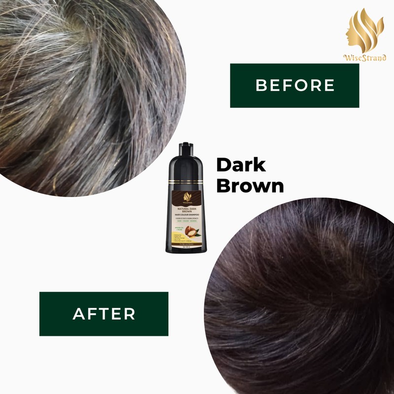 WiseStrand KKM Approved WiseStrand Natural Hair Dye Colour Shampoo |