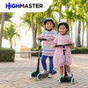 Highmaster 3-Wheel Toddler Scooter for Boys – Light-Up Wheels, Safe