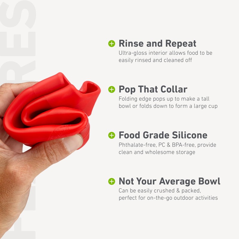 humangear Flexibowl | Convertible Camping Bowl | On the Go