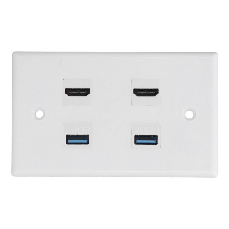 2 HD Multimedia Interface 2 USB3.0 Ports Panel Weld Free