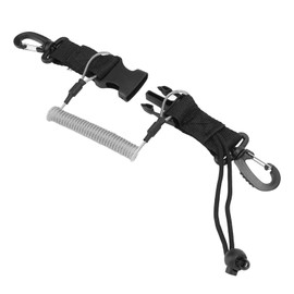 Keenso Cordon de Camara de Buceo, Accesorios Buceo Cordón de Buceo para Cámaras,Luces de Buceo(Gris)