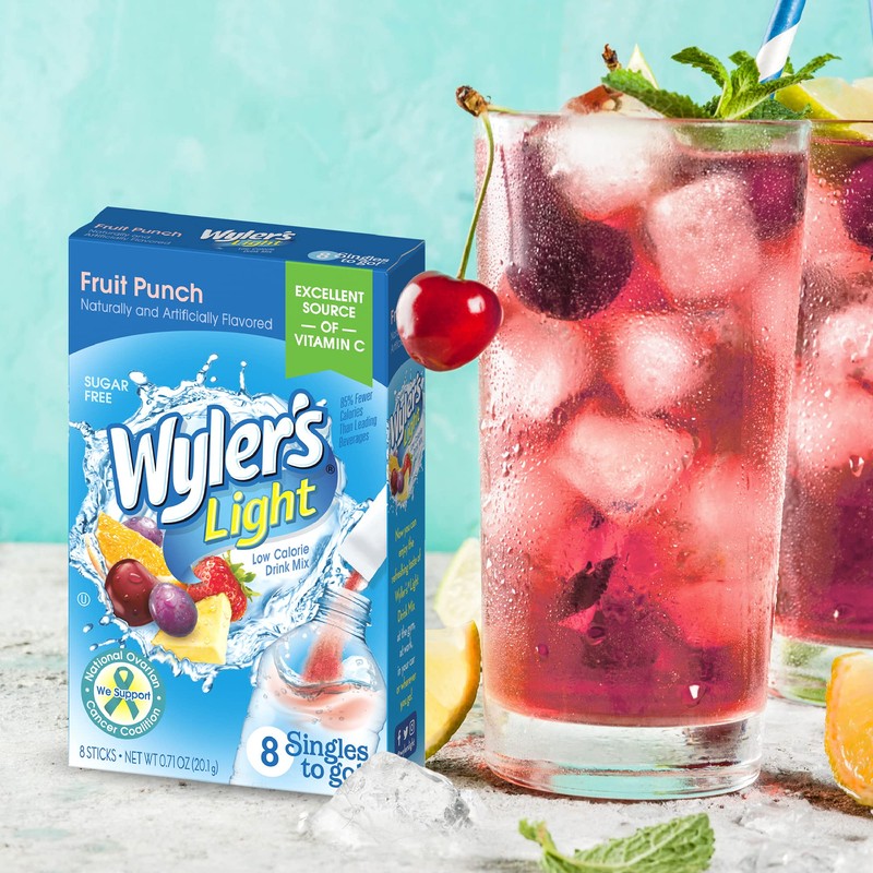 Wyler's Light Singles To Go Powder Packets, Water Drink Mix,