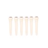RuiJOTWAT 6pcs Bone Guitar Bridge Pins with Brass Circle and
