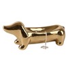 PASDUCHAS Dachshund Ring Holder, Weiner Dog Ceramic Trinket Tray for
