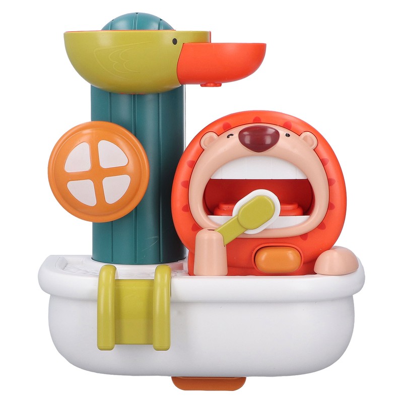 Bath Toy Water Spray Cute Animal Toy Bubble Flow Bathtub