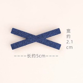 Kamipita Cross X Mini Type 5*2.1cm 2pcs No Trace Hair Clips, Hair Clips, Hairpins (Plain Pink)