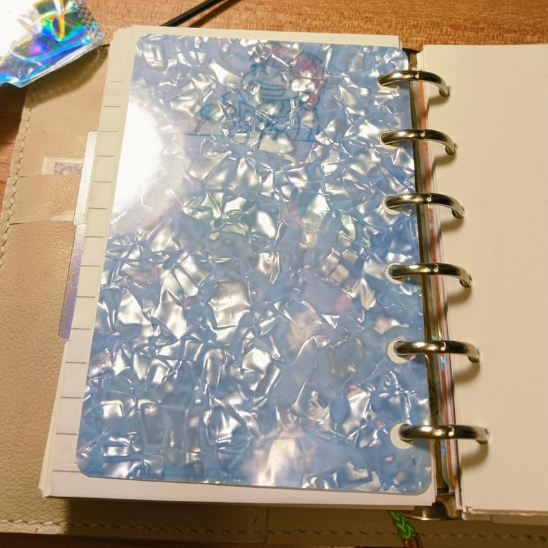 Sticker Notebook, M5, 5-Hole Divider Card, Divider Plate, Set of
