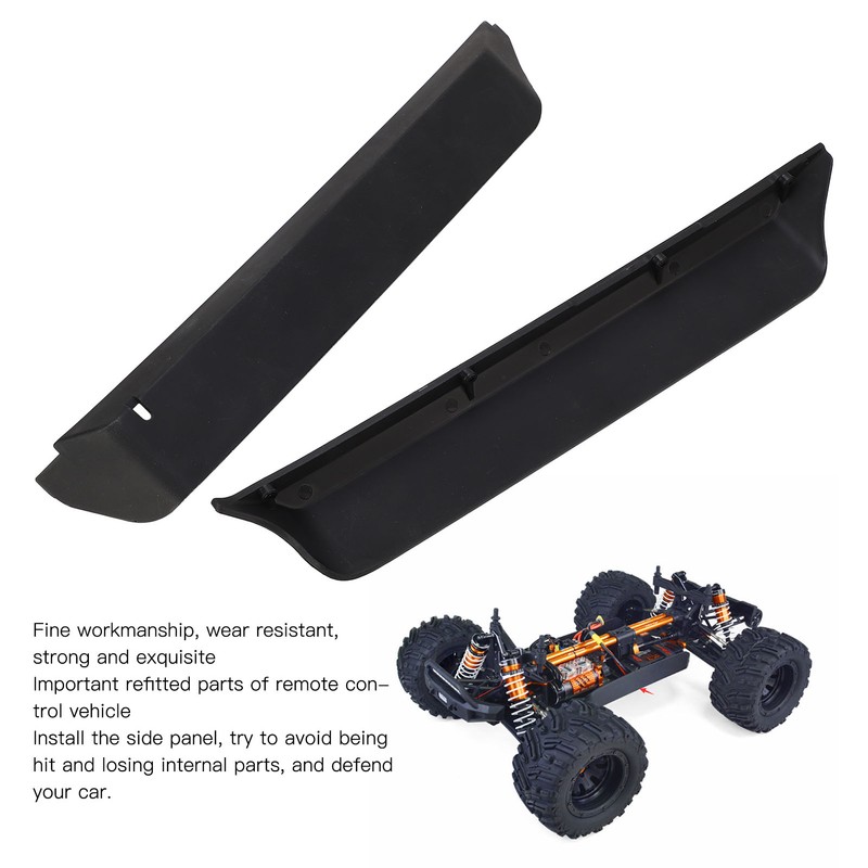 2Pcs RC Side Plates Plastic Lightweight Delicate 1/7 RC Car