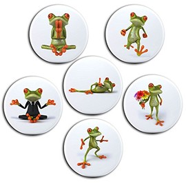 Fridge Magnets for Memo Board Notice Board Magnetic Whiteboard 3D Frog [04]