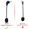 Replacement Mic for Kingston Gaming Headset HyperX Cloud X/II,HyperX Silver