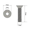 Countersunk Screws with Hexagon Socket DIN 7991 A2 M10 x