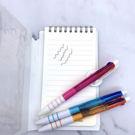 Balmy 3 Color Ballpoint Pen, Medium Point (0.7mm), 3 Colors in 1 Set of Multicolor Pens, 3-Count Pack of Refillable Pens for Journaling and Organizing，present a beautiful box