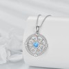 VONALA Compass Necklace 925 Sterling Silver Compass Pendant Jewellery Graduation