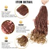 DT CHERYL Loose Wave Dreadlocks 24 Inch 10 Strands Double
