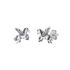 925 Sterling Silver Pegasus Stud Earrings