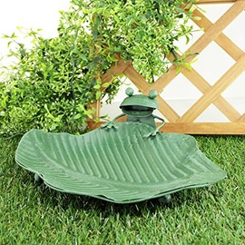 Tin Frog Tray, Tin Frog Ornament, Figurine, Garden, French Gardening