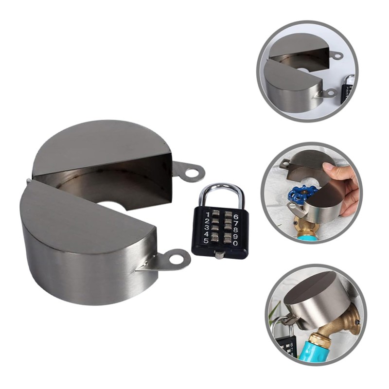 Kisangel Water Spigot Outdoor Lock Tap Lock Protector Easy to