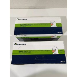 Halyard 46827 FluidShield 3 N95 Filter Respirator Mask Orange Small 2 x 35/pk