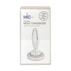 HIC Kitchen Dual Sided Meat Tenderizer Marinating Prep Tool, Chrome-Plated