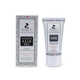 MEL BROS CO - GEL BÁLSAMO DE CRECIMIENTO PARA BARBA Y BIGOTE 2oz/60ml - Al 5% + Biotina & Queratina (Gel)