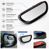 Blind Spot Mirror for Cars – Adjustable Wide-Angle Convex Mirror
