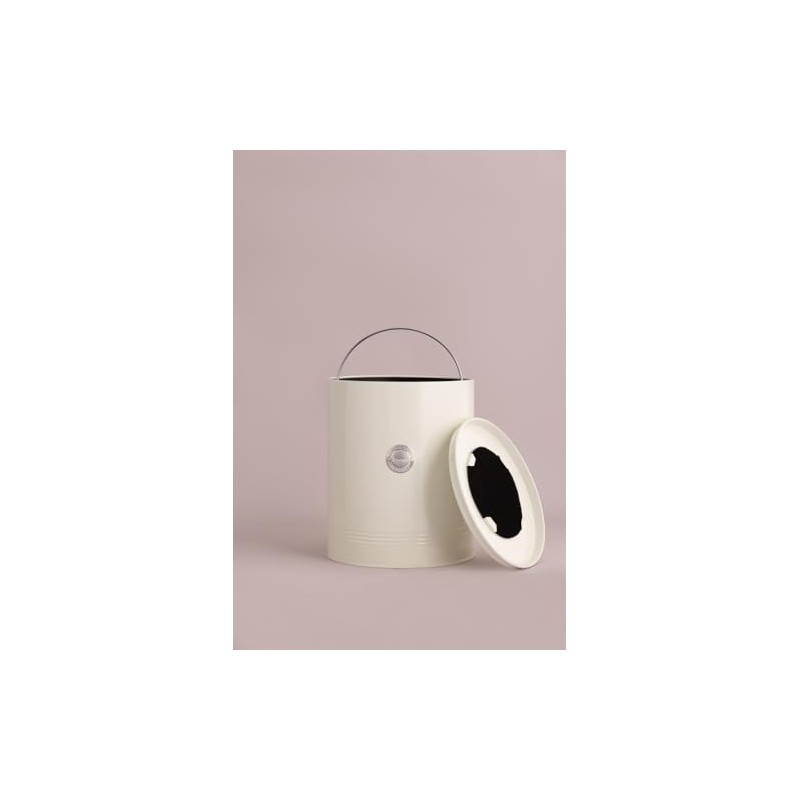Typhoon Living Collection Large Compost Caddy | Cream