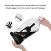 LIVEBAY 5 Pack Reusable Wine Bag for Travel Wine Bottle