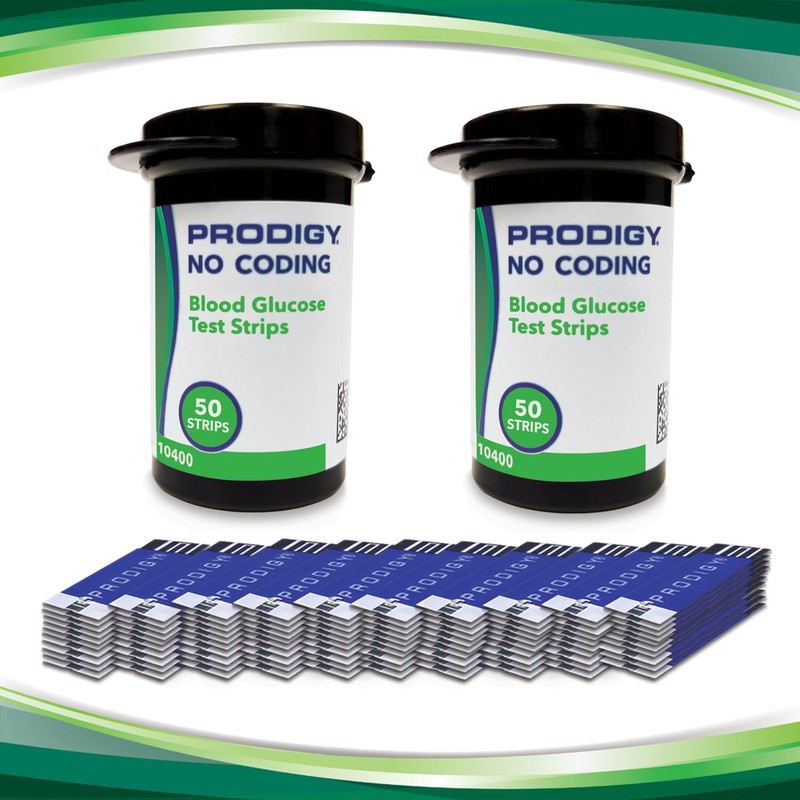 PRODIGY 10500 100ct Test Strips with AutoCode Talking Meter Starter