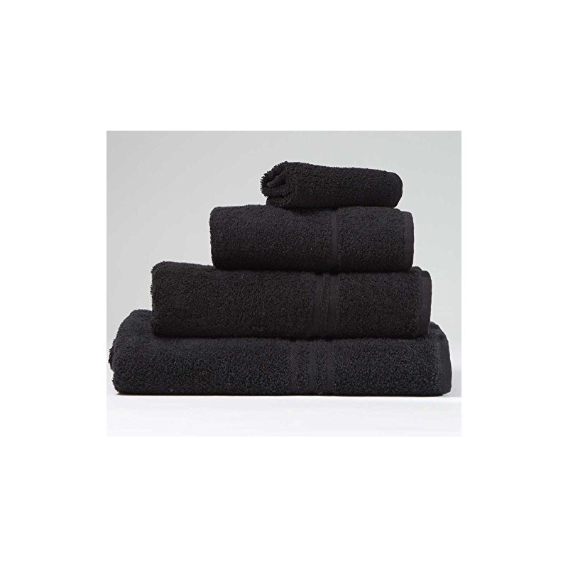 Blue Label 500gsm Plain Hand Towel Black (SEE SIZE OPTIONS)