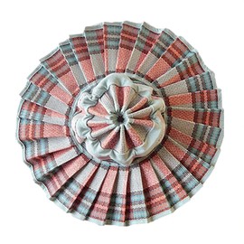 YOUHA Women's Straw Hat, Straw Hat, Spring and Summer, Wide Brim, Chin Strap, Small Face Effect, Geometric Pattern, Foldable, For Kids, Adults, UV Protection, Sun Protection, Portable and Convenient