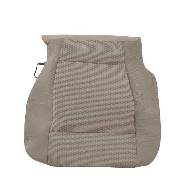 Zieichy Driver Side Bottom Replacement Cloth Seat Cover Tan Compatible