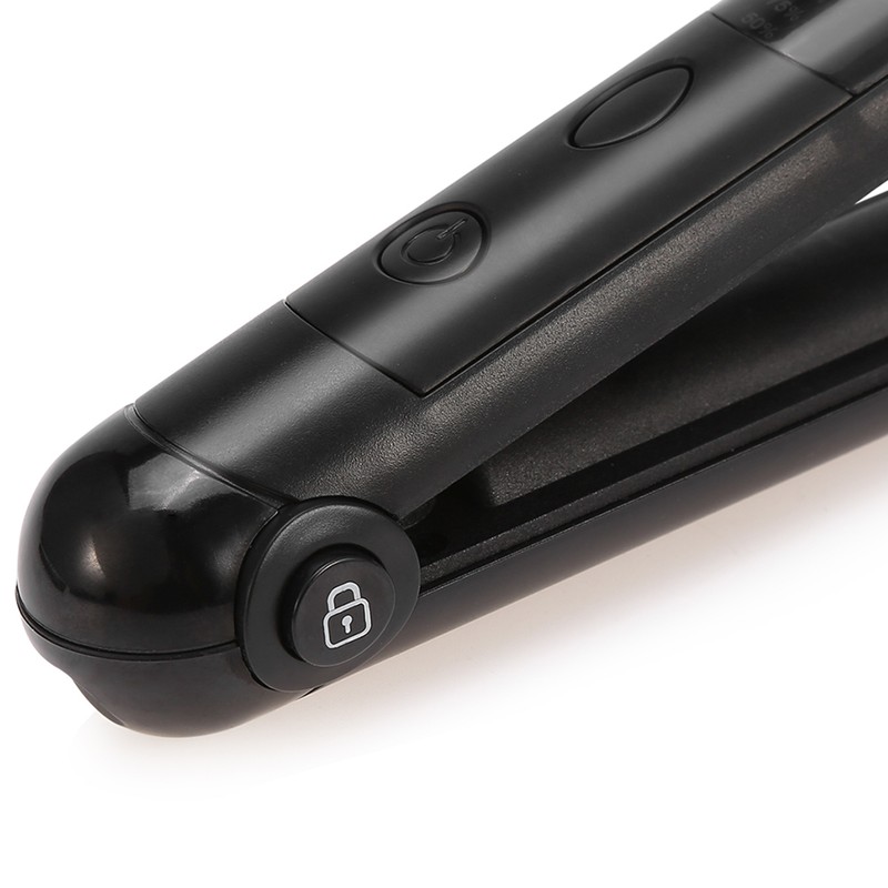 Mini Rechargeable Cordless Hair Curler & Straightener Hair Ironing Device