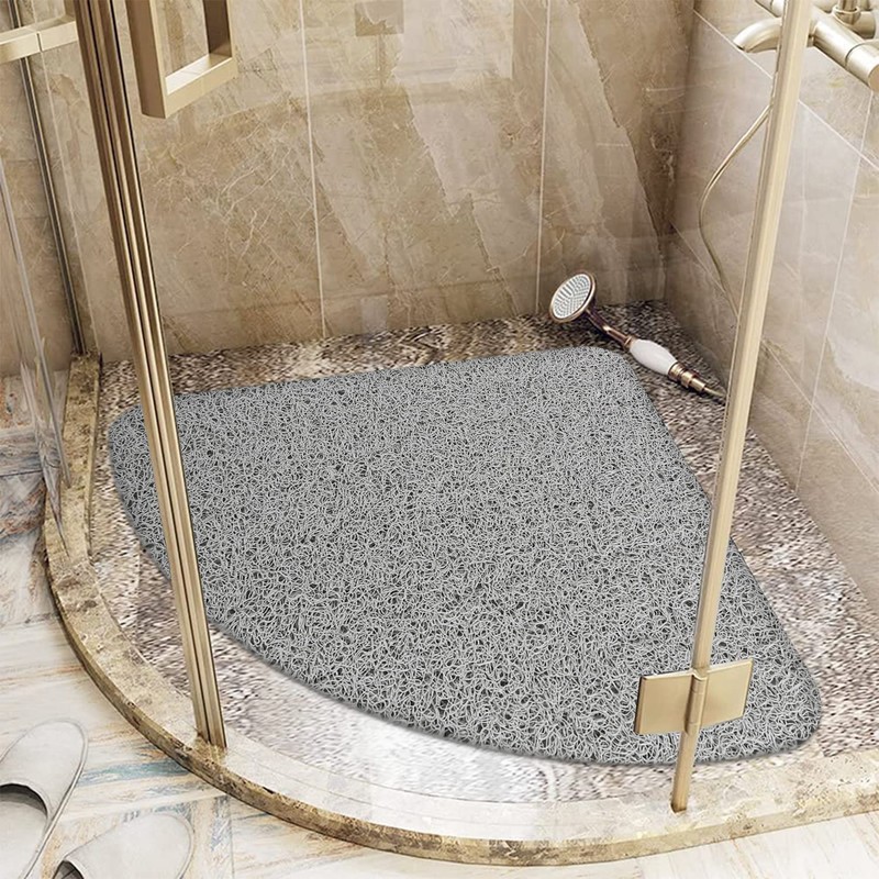 Corner Shower Mat Non Slip 23.6" x 23.6" | Corner