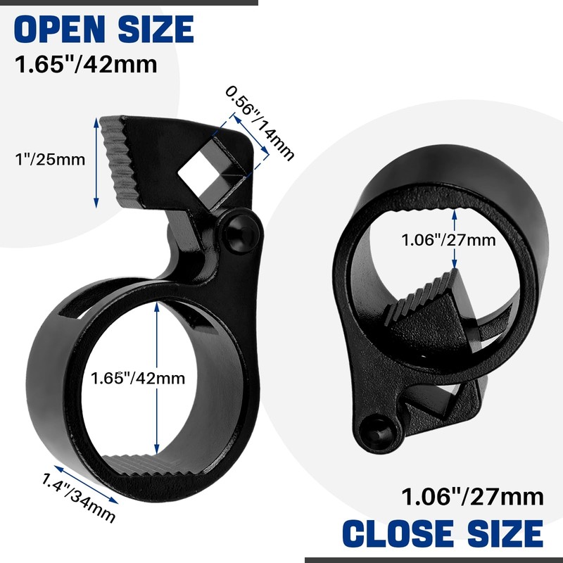 DASBET Inner Tie Rod Removal Tool 3/8" Universal Low Profile