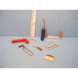 Reynolds Miniature Handyman's Tool Set #5 (7 pc) Reynolds Metal Non-Working  1/12th Sc