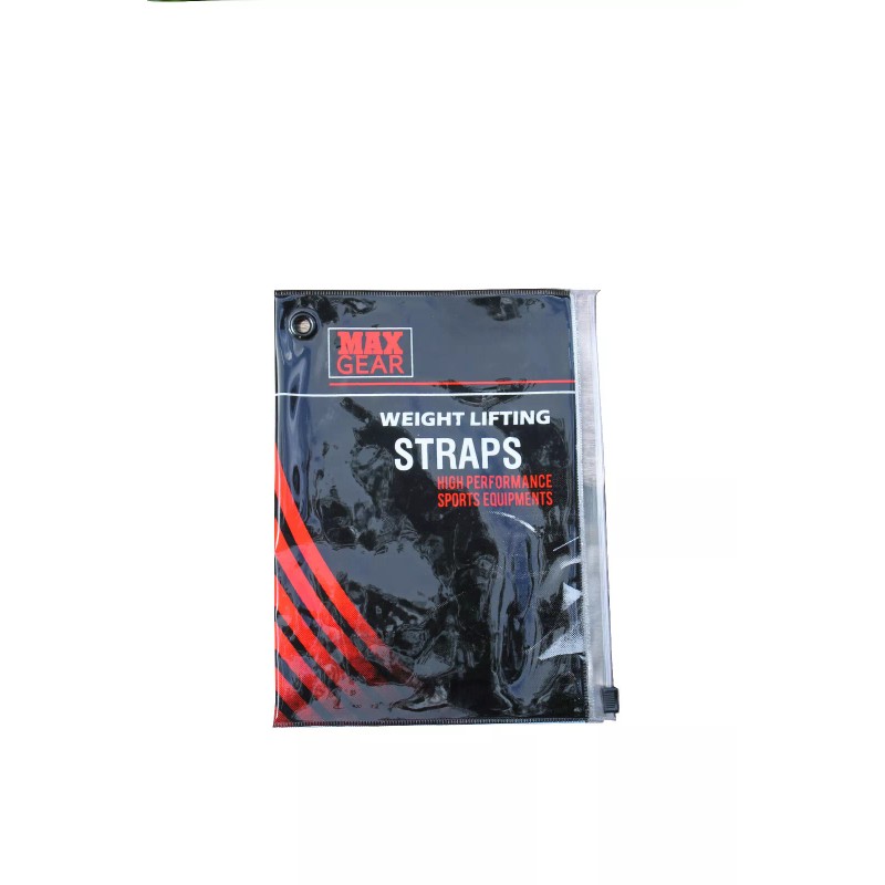 MAX GEAR  Weight Lifting Straps - Black