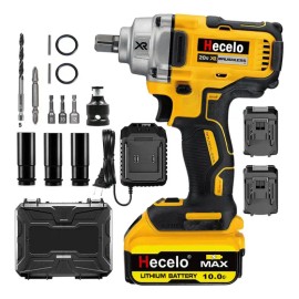 990nm 1/2 De Pistola De Impacto Inalámbrica Llave De Impacto