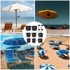 12 Pcs Patio Umbrella Base Parts, Plastic Parasol Stand Replacement