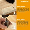 POWERTEC Square Corner Chisel – Spring-Loaded Mortise Chisel for Use